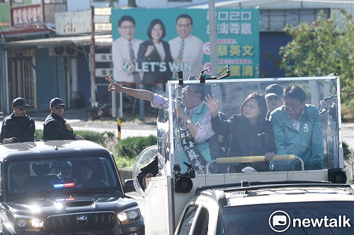從家鄉楓港展開車掃 蔡英文：屏東要開出最高票！