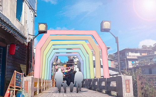 平溪期間限定打卡點！3處粉嫩馬卡龍色裝置藝術少女心噴發
