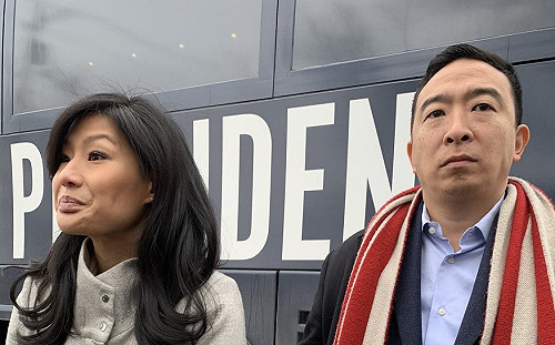 台裔楊安澤角逐美總統  妻揭露遭性侵過往