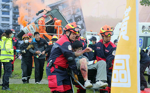 119消防節 侯友宜勉勵拚OHCA救活率世界第一