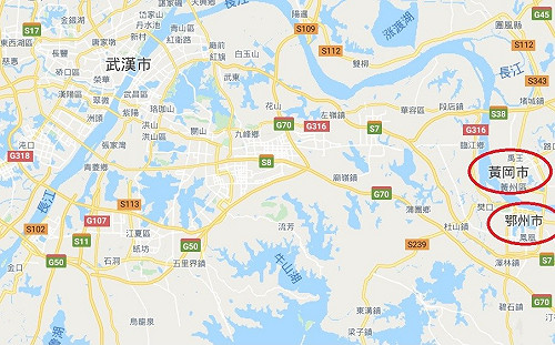 武漢肺炎》封城行動擴大!黃岡市與鄂州市雙雙宣告全市交通停運