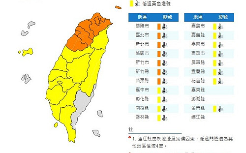 大溪測得5°C!開工日冷吱吱  全台19縣市低溫特報