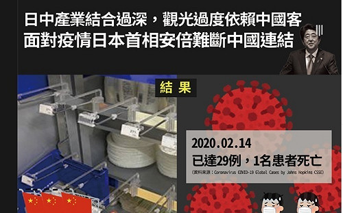 讀者投書》從日本看台灣  蔡英文政府以往為何對中國挑釁不敢強硬？