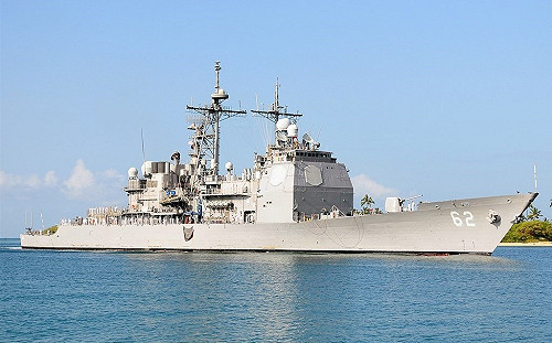 NHK:牽制中國 美神盾級巡洋艦通過台灣海峽