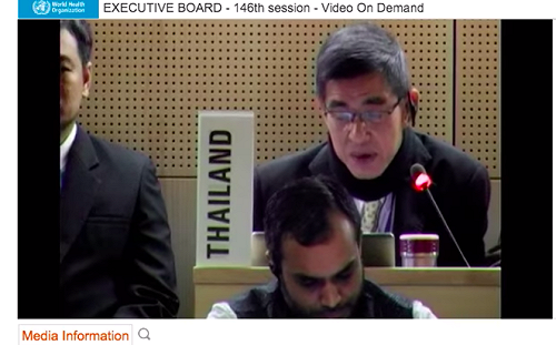（影）泰式酸辣！不滿偏袒中國  泰國代表在WHO會議上嗆爆譚德塞