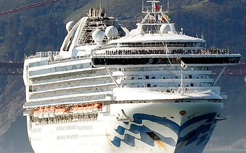 至尊公主號確診21人  其餘乘客轉軍營隔離14天