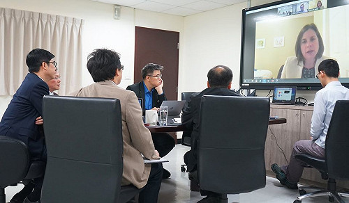 台灣防疫國際認證！陳其邁與美學者視訊分享大數據防疫經驗