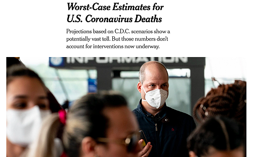 武漢肺炎會多嚴重 專家估美國最慘恐170萬人喪命