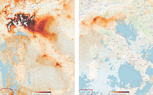 義大利封城前後空汙變化曝　網嘆：流行病或「治癒」地球