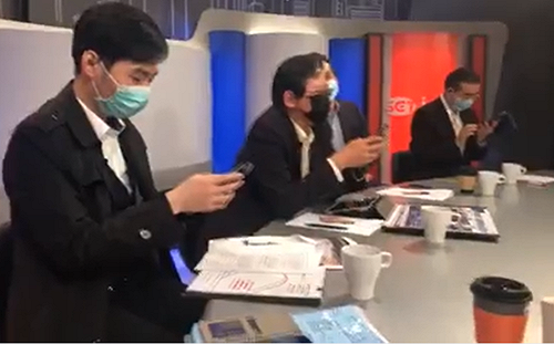 (影)電視史上的第一次！王定宇率先響應社交距離