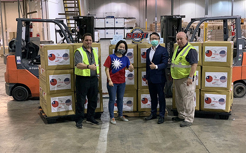 10萬片口罩抵達 美國佛州感謝台灣捐贈