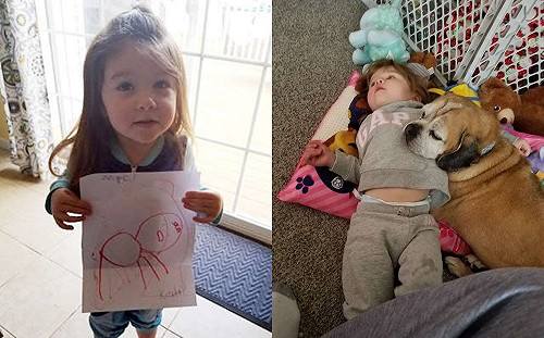 最愛狗狗離世！心碎小女孩「寄信去天堂」　竟迅速得到超暖回信