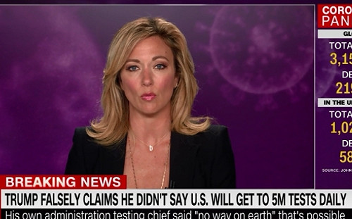 大甩尾！ 稱將「單日檢測500萬」 川普改口：我沒說過  CNN秒打臉