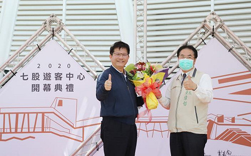 五一連假後首同框！林佳龍、黃偉哲互動融洽攜手拚觀光