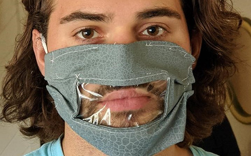 看見聽障者的需求!  比利時製透明口罩可「讀懂您的唇」