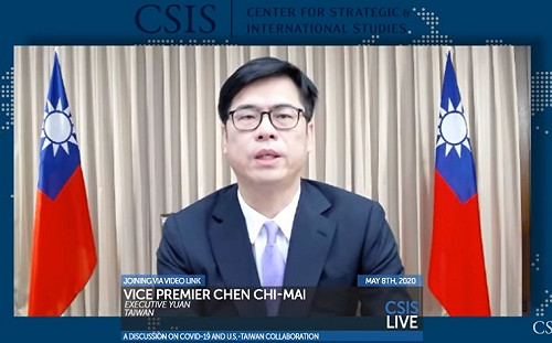 與美衛生副部長線上對談 陳其邁：台灣應成世衛會員