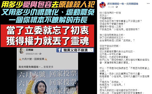 又見豬隊友？韓粉社團瘋傳文章 酸王婉諭靠悲劇當上不分區立委