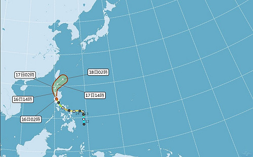 輕颱黃蜂持續減弱 中南部熱爆高溫37度