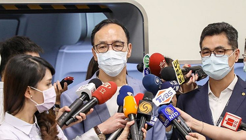 小英就職送祝福 朱立倫告誡：民主社會不需要執政巨獸