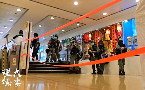 (影)反港版國安法與國歌法  港大學生號召包圍立法會