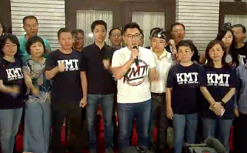 江啟臣：國民黨不是來吹冷氣的 要求蔡英文收回名單