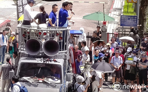 藍委不到一天遭驅離  江啟臣撂話：沒完沒了、隨時回來