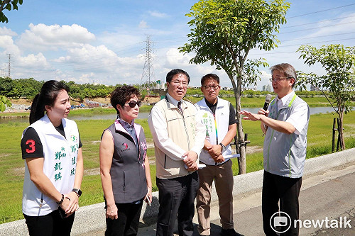 仁德滯洪池環境營造  黃偉哲期打造仁德景觀之心
