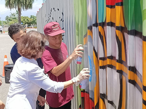 全縣首創！宜蘭中興文創園區設合法塗鴉空間