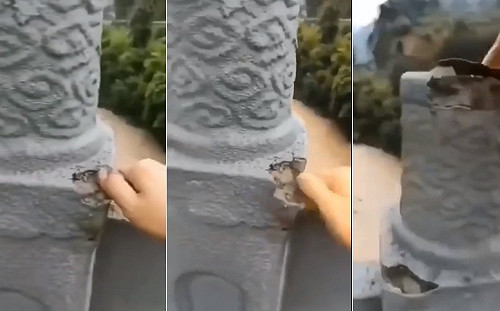 (影)豆腐渣工程再現！重慶民眾「手撕大橋」 當局解釋：尚未驗收