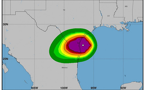 2020第一個颶風 漢娜挾帶強風豪雨登陸德州