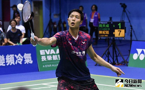 羽球／輕鬆勝新秀還指導 周天成：模擬東奧做準備