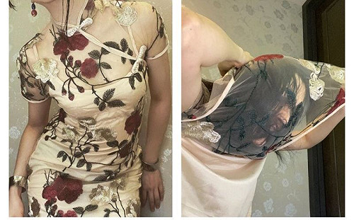 旗袍太貼身！正妹作家「穿上脫不掉」釀悲劇 20萬人笑翻