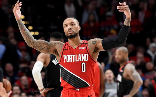 NBA／球過半場就飆LOGO三分　里拉德狂砍45分打爆金塊(影)