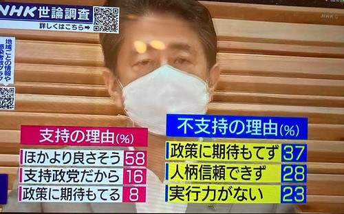 劉黎兒觀點》安倍支持率暴跌創新低  推動Go To Travel政策賠了夫人又折兵