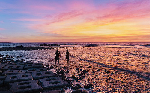 竹圍漁港假日音樂趴！2熱門景點拍照賞日落
