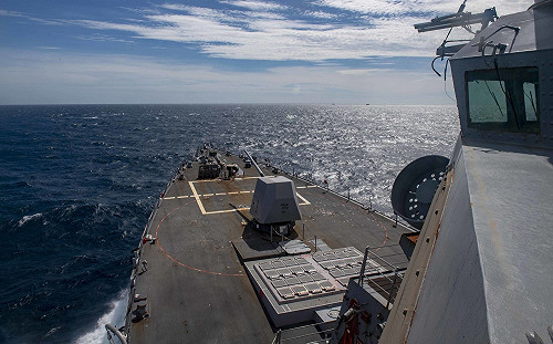 美艦穿台海 羅致政：對共軍嚇阻作用很大