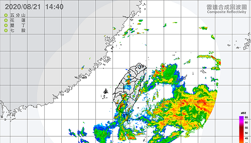 快訊》對流雨彈炸開！全台11縣市  慎防雷擊、強陣風