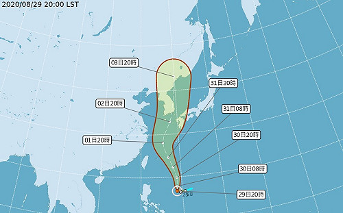 颱風梅莎轉中颱  31日起最接近台灣