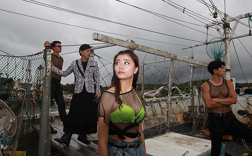 「北海岸時尚藝術季」登場    富基漁港成名模秀場