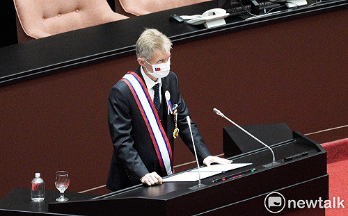 （直播）捷克議長韋德齊在立法院發表演說