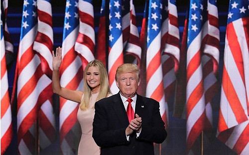 川普內舉不避親 挺女兒當美國第1位女總統 轟賀錦麗無法勝任