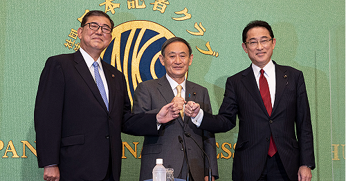 日本自民黨黨魁之爭！  三名候選人針對台港問題激辯