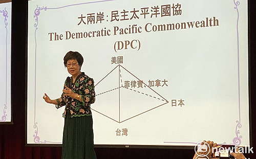 呂秀蓮：中台是遠親近鄰 應從「一個中國」改「一個中華」