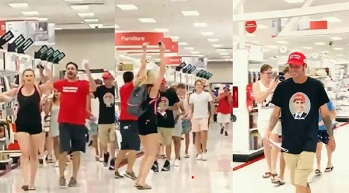 武漢肺炎之友？美國民眾百貨公司快閃脫口罩 參加者：散播自由花粉