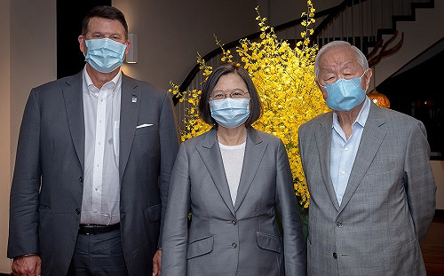 蔡總統宴請克拉奇 盼台美夥伴關係更友好密切