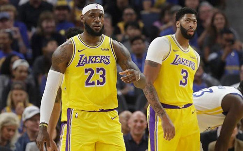 NBA／詹皇刷助攻！一眉哥砍37分　湖人西決首戰大勝金塊