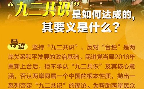 蕭徐行觀點》九二共識已成歷史名詞？