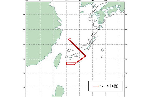 共機飛越宮古海峽  一度轉彎逼近台灣防空識別區