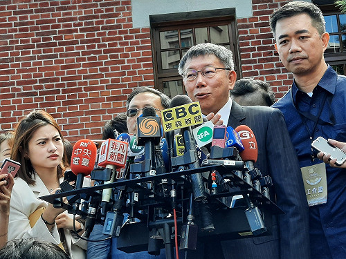 馬稱「首戰即終戰」柯文哲：不避戰也不畏戰