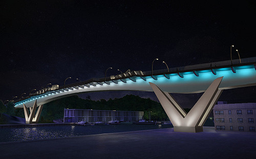 在地特產「鯖魚」為意象！新南方澳大橋耐久100年預計2022完工